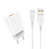 Ładowarka sieciowa USB + kabel USB typu C 2400 mA 12 W